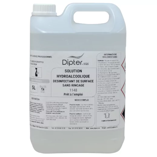 1148 Solution hydroalcoolique désinfectant des surfaces et des mains
