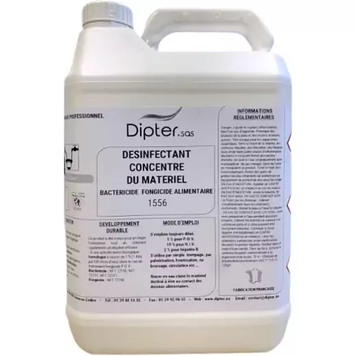 1553 Nettoyant désinfectant bactéricide coquille