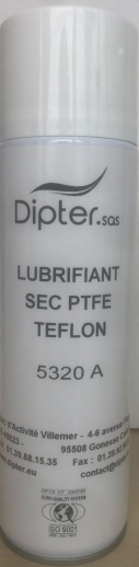 5320A Lubrifiant sec au PTFE (Teflon) en aérosol