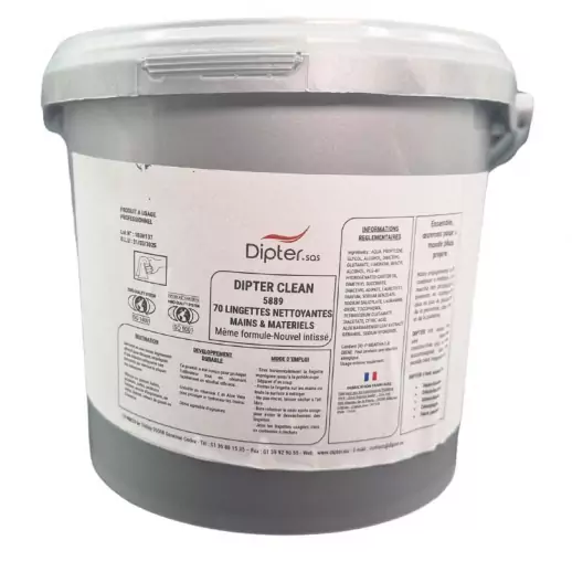 5889 Lingettes pour mains, parfum mandarine