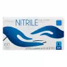 R0411010 Gants nitrile bleu non poudrés Taille L