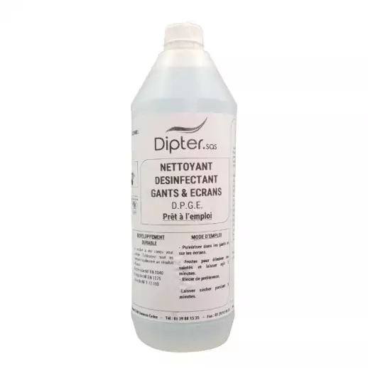 DPGE Désinfectant prêt à l'emploi pour gants et écrans