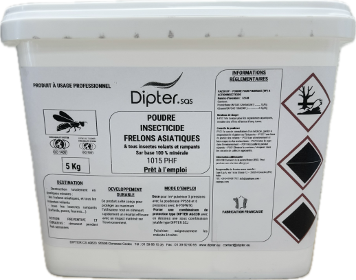 1015PHF Insecticide en poudre guêpes et frelons asiatiques et rampants Prêt à l'emploi