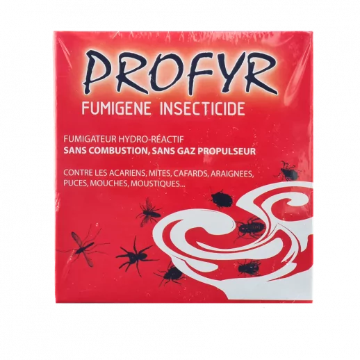 FUMIGATEUR PROFYR Diffuseur insecticide hydro-réactif pour la désinsectisation totale des locaux