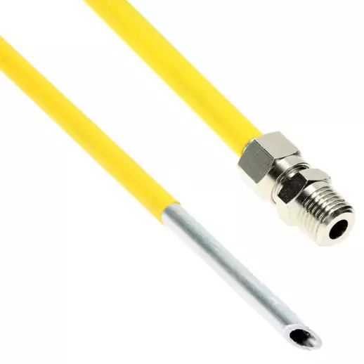 PPS/APB Aiguille de poudrage biseautée 1 mètre pour nids guêpes et frelons