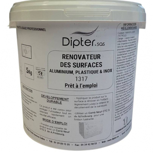 1317 Rénovateur des surfaces alu, inox alliages légers et plastiques