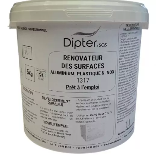 1317 Rénovateur des surfaces alu, inox alliages légers et plastiques