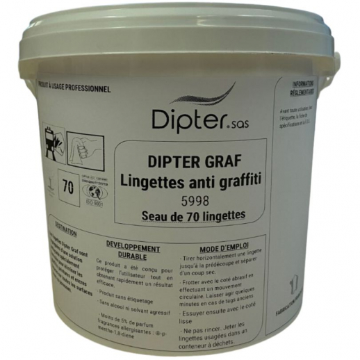 5998 Dipter Graf : Lingettes anti graffiti)